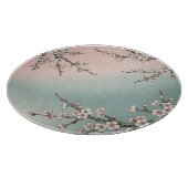 Planche À Découper Branches de cerisier rose délicat Sakura (Coin)