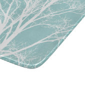 Planche À Découper Branches de l'arbre blanc (Coin)