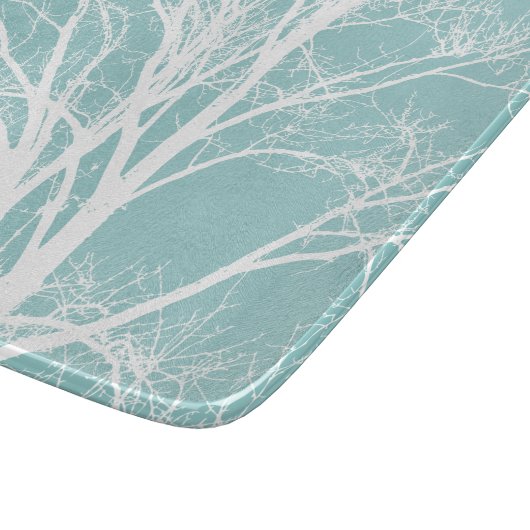 Planche À Découper Branches de l'arbre blanc (Coin)