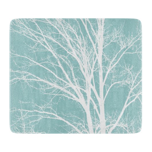 Planche À Découper Branches de l'arbre blanc (Devant)