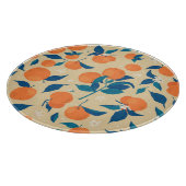 Planche À Découper Branches Oranges : Motif Arrière - plan beige (Coin)