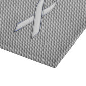 Planche À Découper Bras blanc Sensibilisation au ruban Grille blanche (Coin)