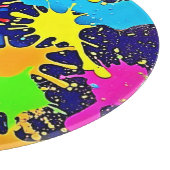 Planche À Découper Bright Color Splatter (Coin)