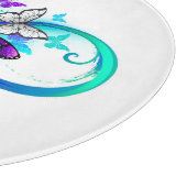 Planche À Découper Bright infinity with rainbow butterfly (Coin)