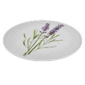 Planche À Découper Brin simple d'herbe de lavande en fleurs de (Coin)