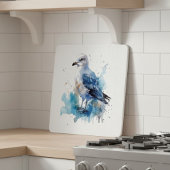 Planche À Découper Brise océanique : Aquarelle Mouette