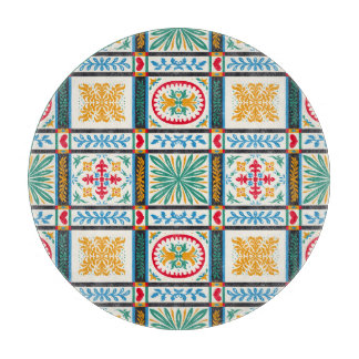 Planche À Découper Broderie italienne Majolica : Floral méditerranéen