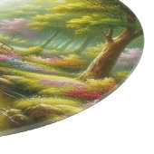 Planche À Découper Brook de printemps avec canards/fleurs (Coin)