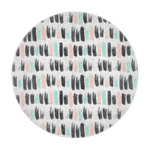 Planche À Découper Brosses et motif de courses d'encre