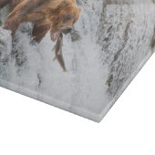 Planche À Découper Brown Bear Catches Red Salmon (Coin)