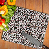 Planche À Découper Brown noir et Empreinte de léopard blanc