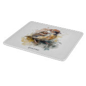 Planche À Découper Bruant rustique, personnalisé (Coin)