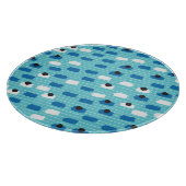 Planche À Découper Brush course sans couture motif, dessiné à la main (Coin)