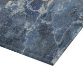 Planche À Découper Bue Gris Marbre Noir & Veines Beige (Coin)