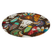 Planche À Découper Buffalo Skull Native American Emblem (Coin)