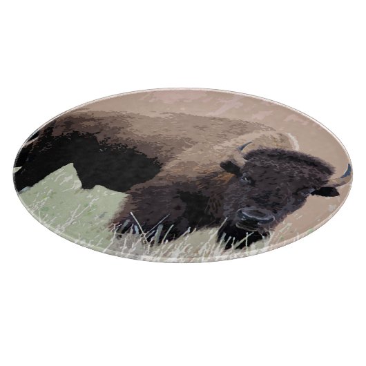 Planche À Découper Buffle / Bison (Coin)