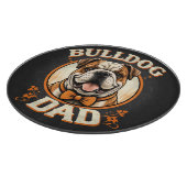 Planche À Découper bulldog dad – cute vintage bulldog father’s day (Coin)