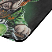 Planche À Découper Bulldog Driving Bike St. Patrick's Day (Coin)