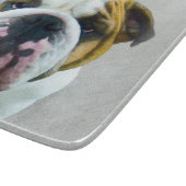 Planche À Découper Bulldog Painting - Joli art original chien (Coin)