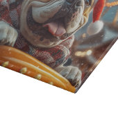 Planche À Découper Bullmastiff Dog Roller Dessous de verre Noël (Coin)