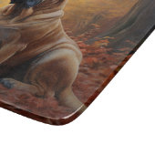 Planche À Découper Bullmastiff en automne Feuilles automne Inspire (Coin)