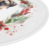 Planche À Découper Bullmastiff Noël Wreath Festive Pup (Coin)