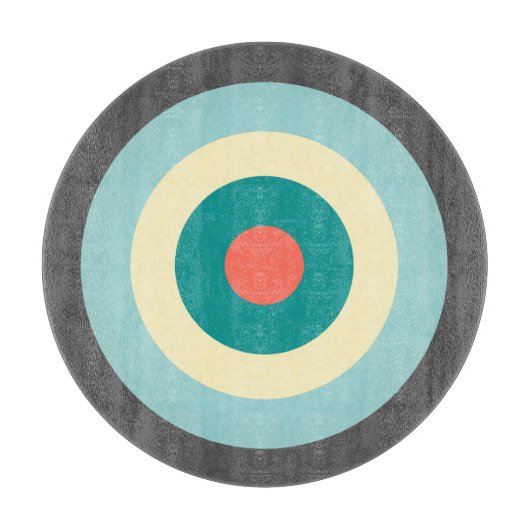 Planche À Découper Bullseye combiné gris par Shirley Taylor (Devant)