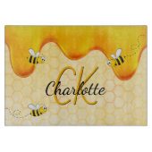 Planche À Découper Bumble abeilles miel nid d'abeille goutte de miel  (Devant)