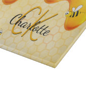 Planche À Découper Bumble abeilles miel nid d'abeille goutte de miel  (Coin)