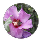 Planche À Découper Bumblebebe sur la fleur d'Hibiscus (Devant)