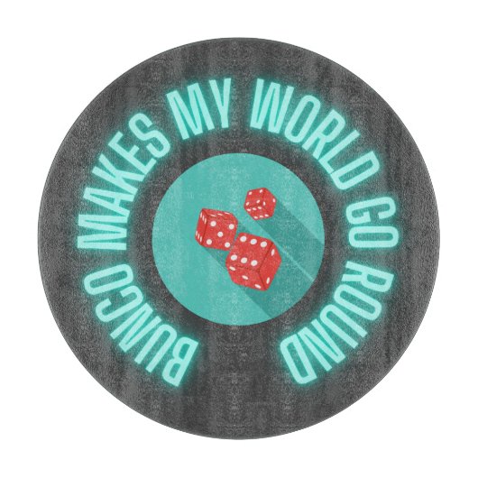 Planche À Découper Bunco fait mon monde aller autour de Neon (Devant)