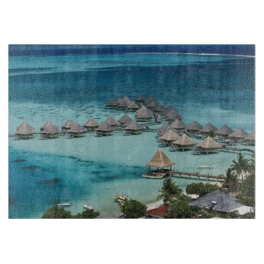Planche À Découper Bungalows de l'hôtel Beachcomber (Devant)
