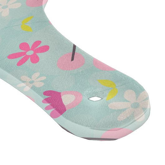 Planche À Découper Bunnies et fleurs roses (Coin)