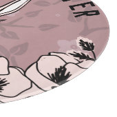 Planche À Découper Bunny Magnolia Fleur Pâques (Coin)