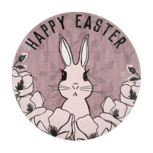 Planche À Découper Bunny Magnolia Fleur Pâques