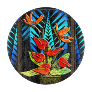 Planche À Découper Bureau de charcuterie du bouquet de Noël hawien