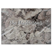 Planche À Découper BW Marble Cutting Board Personnalisé (Devant)