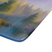 Planche À Découper Cabine de journal sur l'eau (Coin)