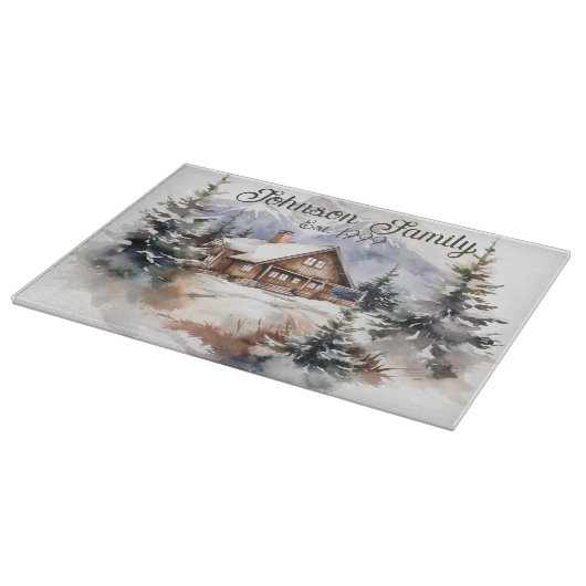 Planche À Découper Cabine d'hiver (Coin)