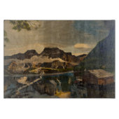 Planche À Découper Cabine sur Mountain Lake, par Gary Poling (Devant)