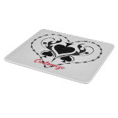 Planche À Découper Câble Barbelé Coeur Black Spades Thunder_Cove (Coin)