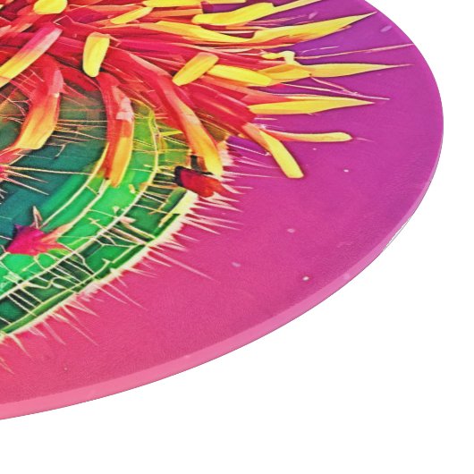 Planche À Découper Cactus en floraison (Coin)