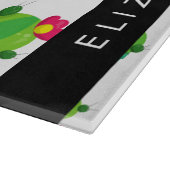 Planche À Découper Cactus mignons, Cactus Motif, Succulent, Votre Nom (Coin)