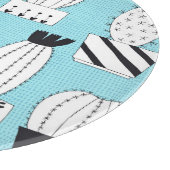 Planche À Découper Cactus, succulent : dessin manuel sans couture. (Coin)