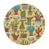 Planche À Découper Cactus Succulent : Esquisse tirée à la main (Devant)