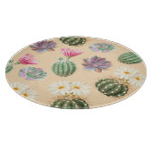 Planche À Découper Cactus Succulent : Motif de détail élevé (Coin)