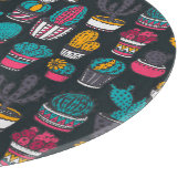 Planche À Découper Cactus tiré par la main dans le motif de style de (Coin)