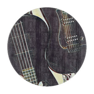 Planche À Découper cadeau d'anniversaire guitariste vintage