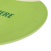 Planche À Découper Cadeau de balle de tennis vert moderne (Coin)