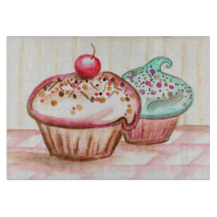 Planche À Découper Cadeau de cuisine Cupcake
